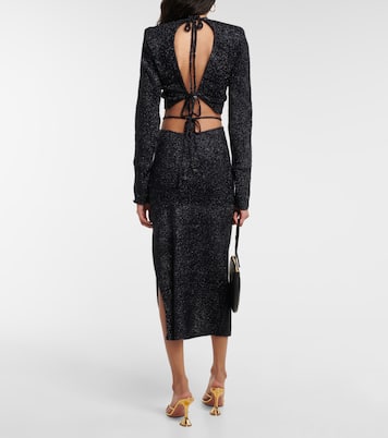 Cropped-Top aus Strick | Rotate