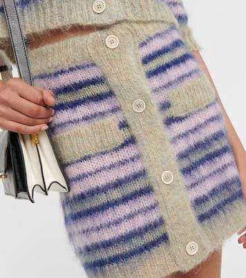 Minirock aus einem Mohairgemisch | Marni