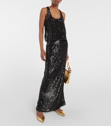 Padlock croc-effect ballet flats | Tom Ford