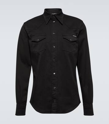 Chemise brodée en coton mélangé | Dolce&Gabbana
