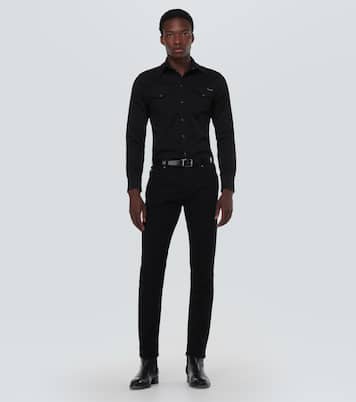 Chemise brodée en coton mélangé | Dolce&Gabbana