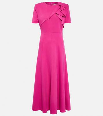 Robe midi asymétrique | Roland Mouret