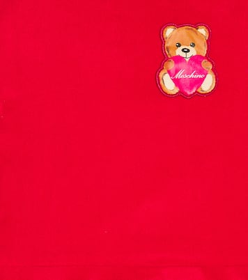 Teddy Bear velvet dress | Moschino Kids