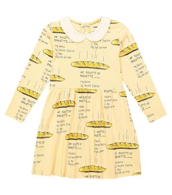 Printed cotton jersey dress | Mini Rodini
