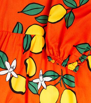 Printed cotton dress | Mini Rodini
