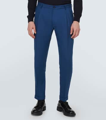 Linen slim pants | Dolce&Gabbana