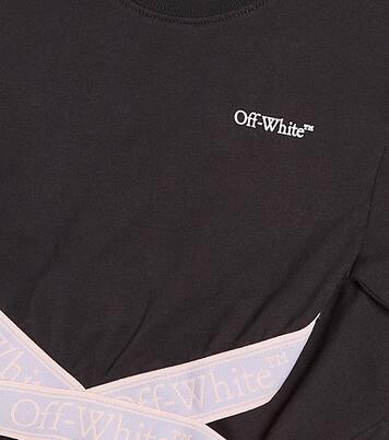 Bookish cotton jersey dress | Off-White Kids