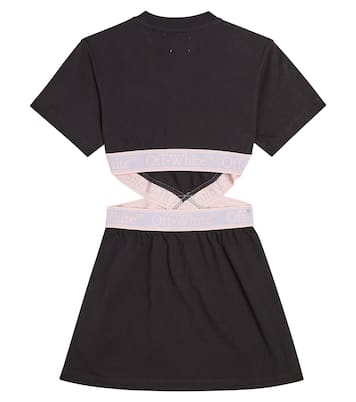 Bookish cotton jersey dress | Off-White Kids