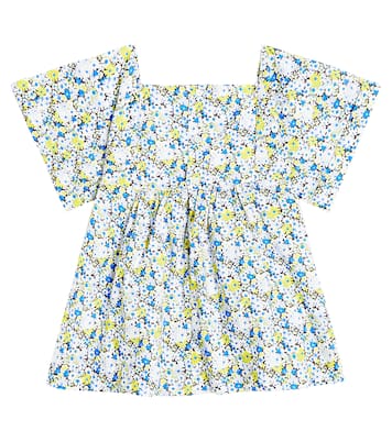 Pays smocked floral blouse | Bonpoint