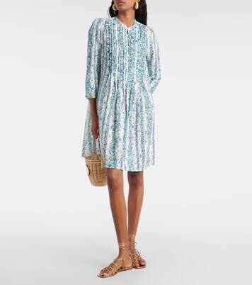 Robe Bea en coton à fleurs | Poupette St Barth