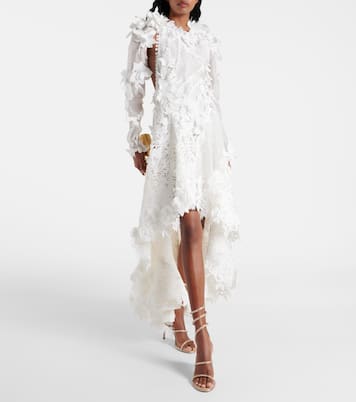 Sandales Cleo 80 en satin à ornements | Rene Caovilla