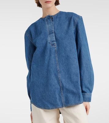 Hemd aus Denim | Toteme