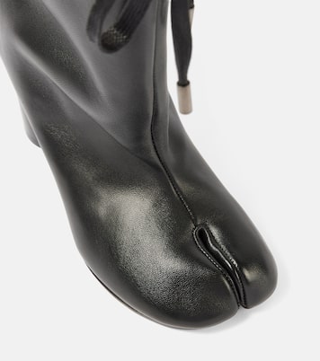 Tabi drawstring leather ankle boots | Maison Margiela
