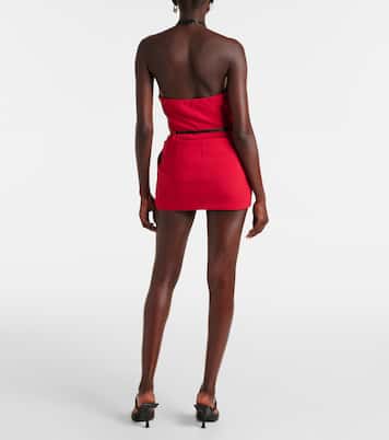 Minirock aus Crêpe | The Attico