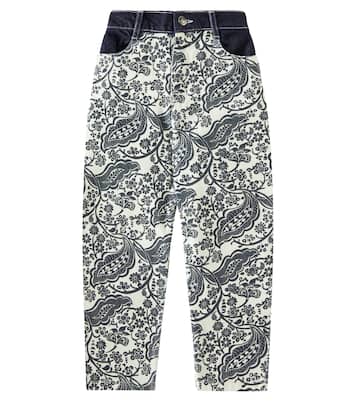 Jaipur paisley cotton straight pants | The New Society