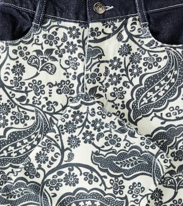 Jaipur paisley cotton straight pants | The New Society