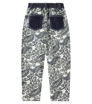 Jaipur paisley cotton straight pants | The New Society