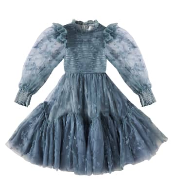Robe en velours et tulle | Petite Amalie  
