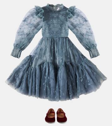 Robe en velours et tulle | Petite Amalie  