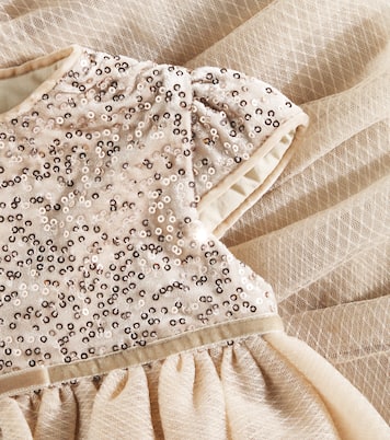 Baby embellished velour and tulle dress | Patachou