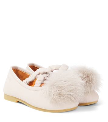 Izebella leather ballet flats | Donsje