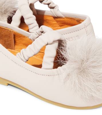 Izebella leather ballet flats | Donsje