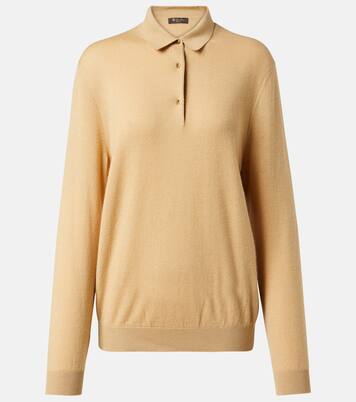 Luciole cashmere-blend polo sweater | Loro Piana