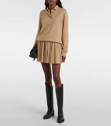 Luciole cashmere-blend polo sweater | Loro Piana