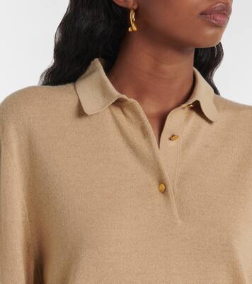 Luciole cashmere-blend polo sweater | Loro Piana