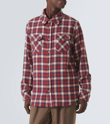 Ski Santa Fe plaid cashmere shirt | God's True Cashmere
