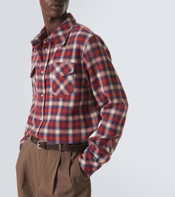 Ski Santa Fe plaid cashmere shirt | God's True Cashmere