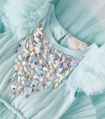 Glittering Glaciers embellished tulle dress | Tutu Du Monde