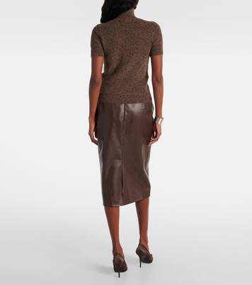 Top à col roulé en laine mélangée | Ralph Lauren Collection