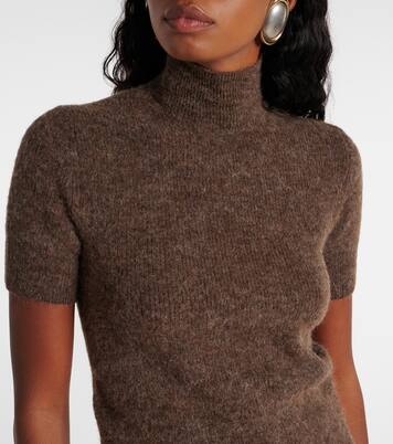 Top à col roulé en laine mélangée | Ralph Lauren Collection