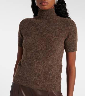 Top à col roulé en laine mélangée | Ralph Lauren Collection