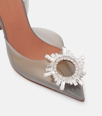 Pumps slingback Begum Glass 70 in PVC | Amina Muaddi