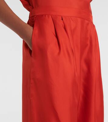 Pantalon ample Isola en soie | Asceno