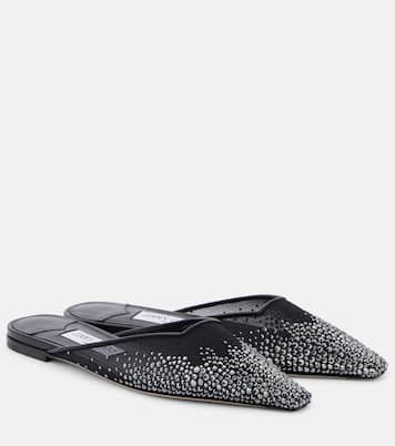 Vivi embellished mesh mules | Jimmy Choo