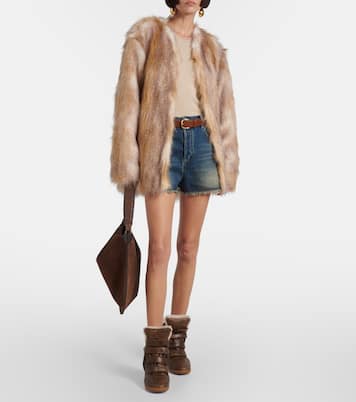 Shorts Lesia de denim con efecto desgastado | Isabel Marant