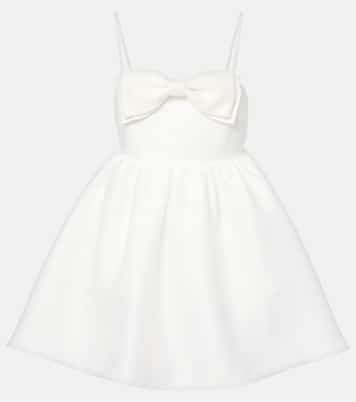 Verziertes Minikleid aus Taft | Self-Portrait