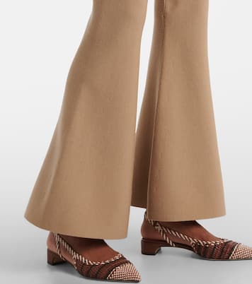 Pantalones flared de lana virgen | Gabriela Hearst