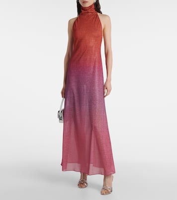 Lumière lamé maxi dress | Oséree