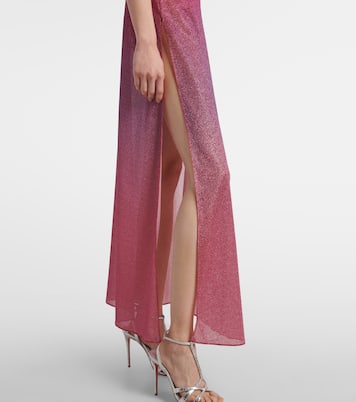 Lumière lamé maxi dress | Oséree