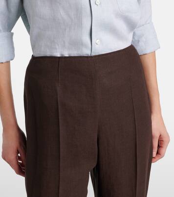 Schlaghose Timi aus Leinen | Loro Piana