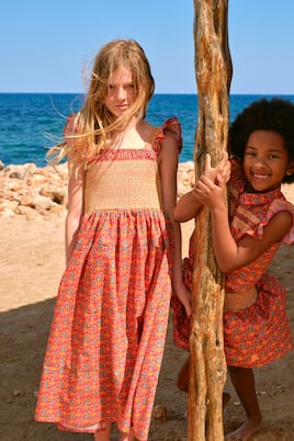 Bedrucktes Kleid Gedline aus Baumwolle | Vilebrequin Kids