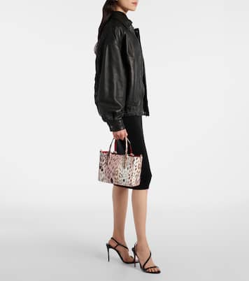 Bolso Cabata Mini de piel estampada | Christian Louboutin