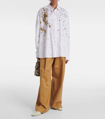 Leather slip-on shoes | Dries Van Noten