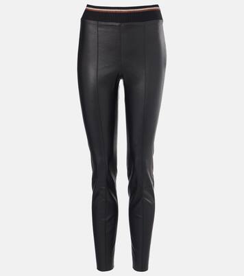 Schmale Hose aus Leder | Brunello Cucinelli