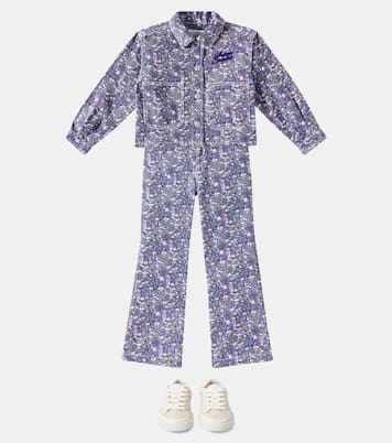 Eliza floral denim jacket | Bonpoint