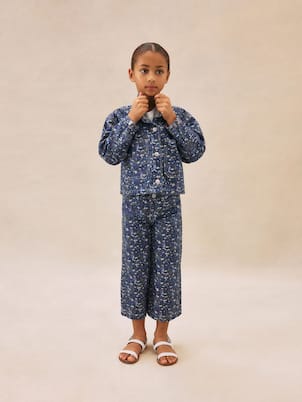 Eliza floral denim jacket | Bonpoint